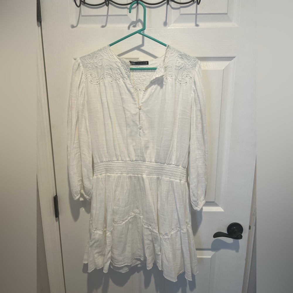 Zara White Mini Dress